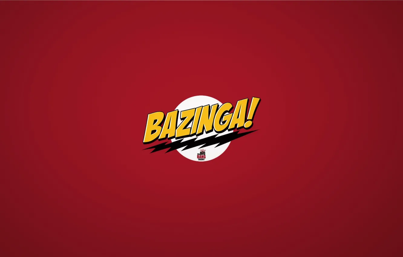 Photo wallpaper The Big Bang Theory, Minimalism, Bazinga, Sheldon Cooper