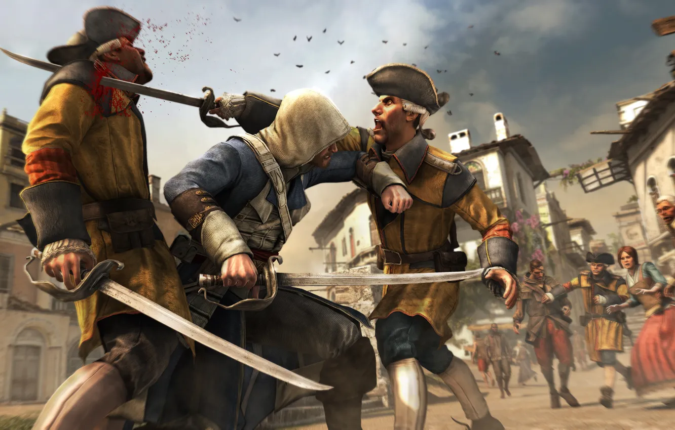 Photo wallpaper pirate, assassin, Edward Kenway, Assassin’s Creed IV: Black Flag