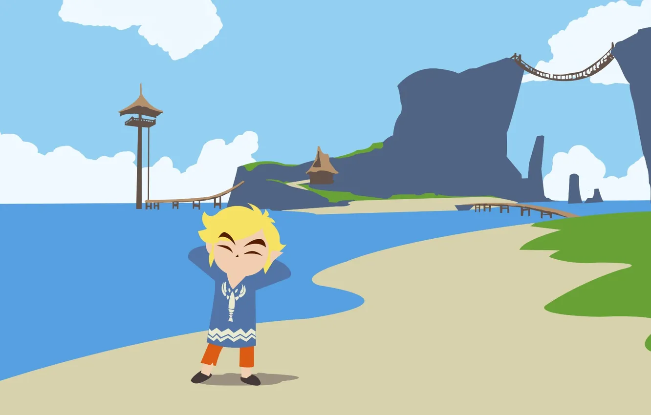 Wallpaper Windwaker, bridge, hero for mobile and desktop, section ...