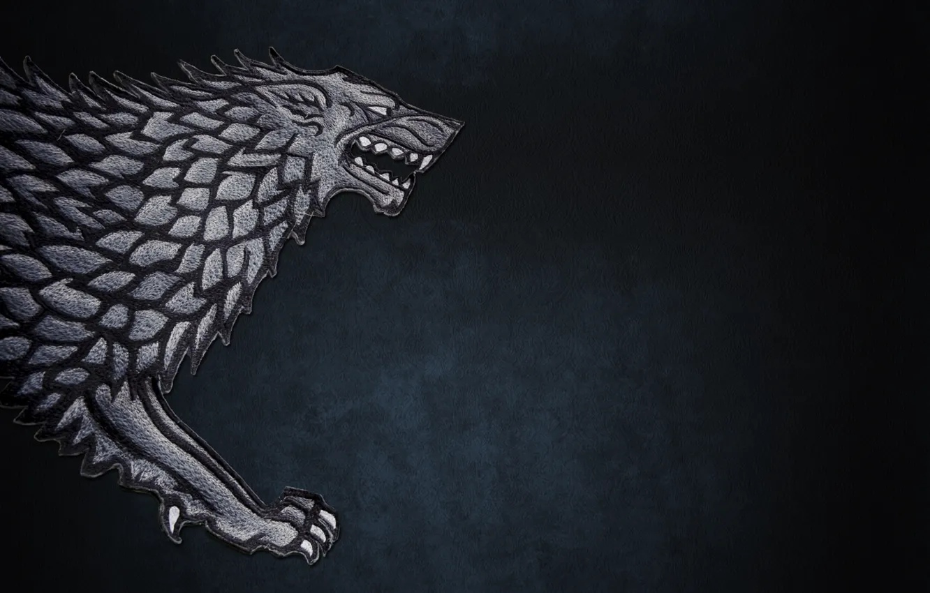 Photo wallpaper the direwolf, Game of Thrones, Game of thrones, Iron wolf
