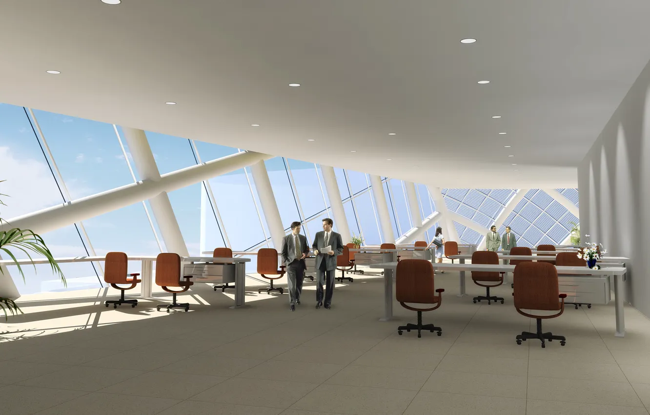 Photo wallpaper design, style, home, interior, public space, paradise of home design, meeting room, classroom