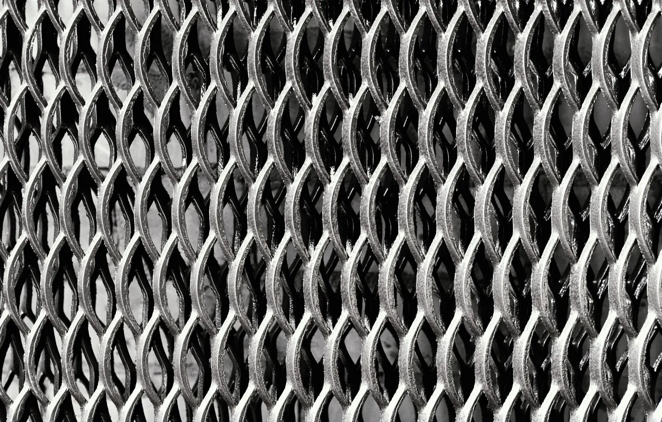 Photo wallpaper metal, background, mesh, texture, netting, metal