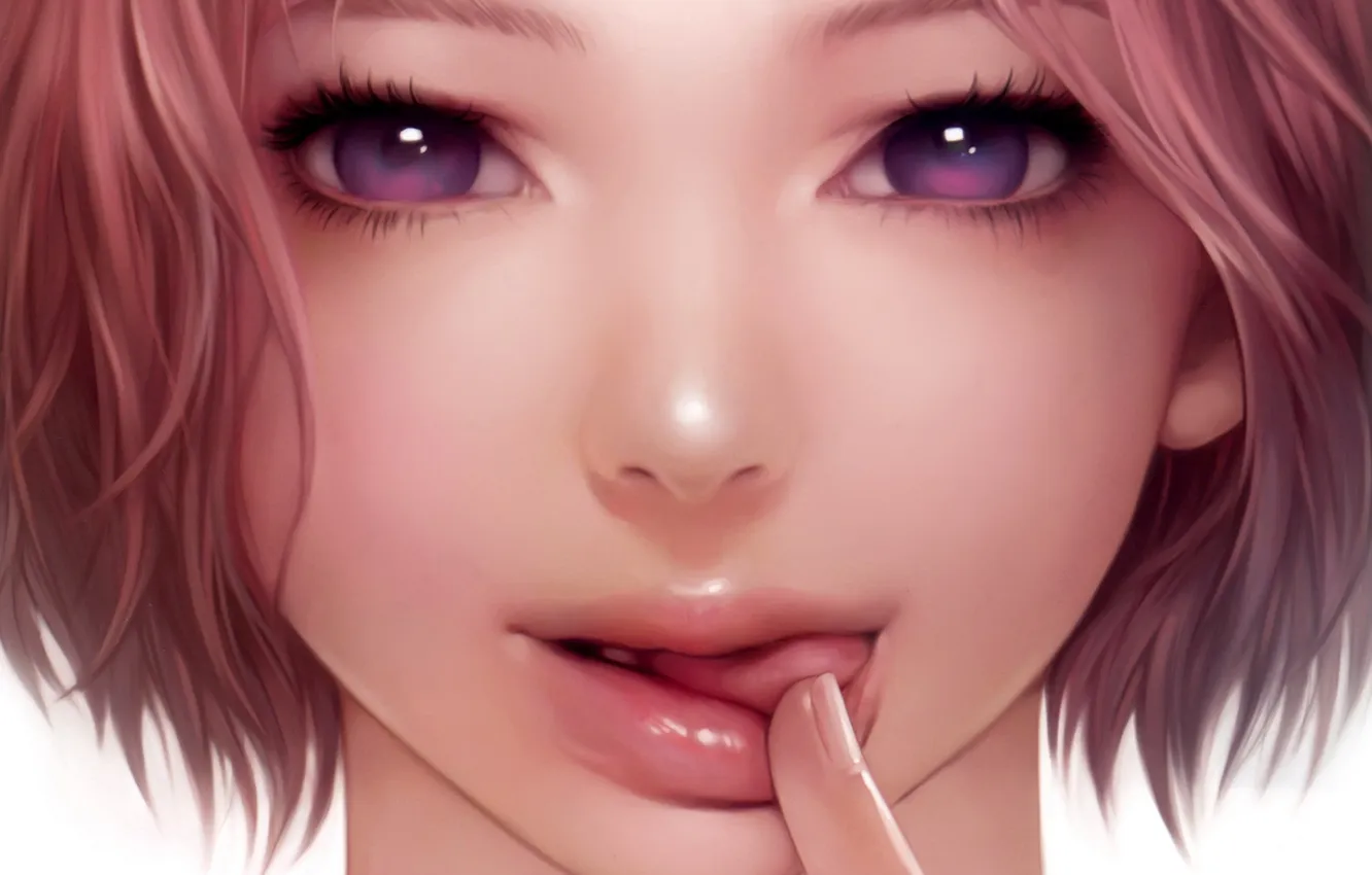 Photo wallpaper face, mood, anime
