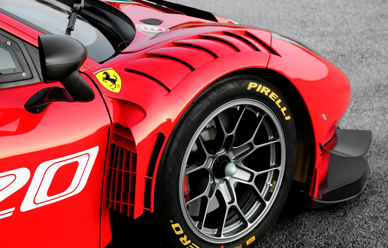 Photo wallpaper wheel, Ferrari, sports car, Evo, GT3, 488, Ferrari 488