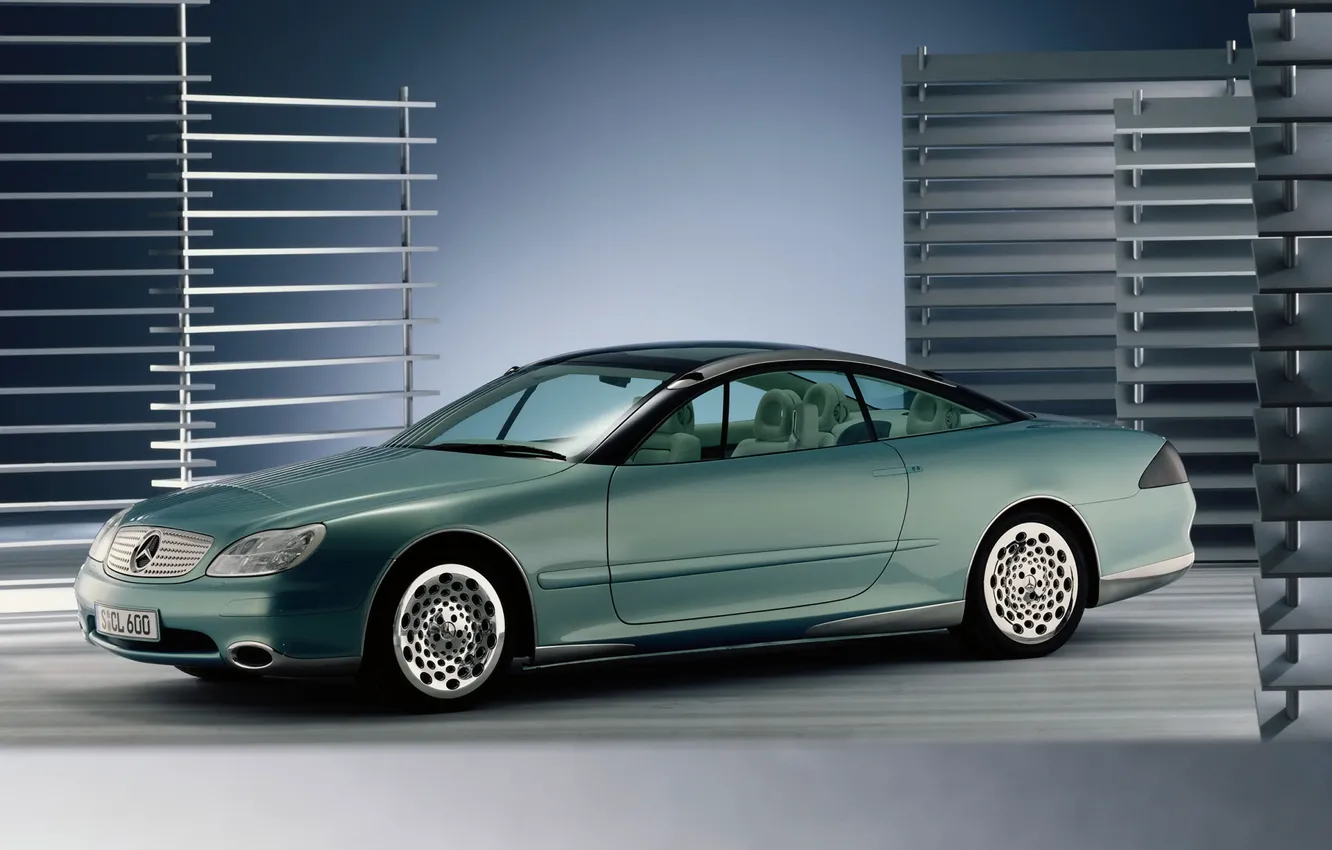 Photo wallpaper Concept, green, Mercedes-Benz, chameleon, F200