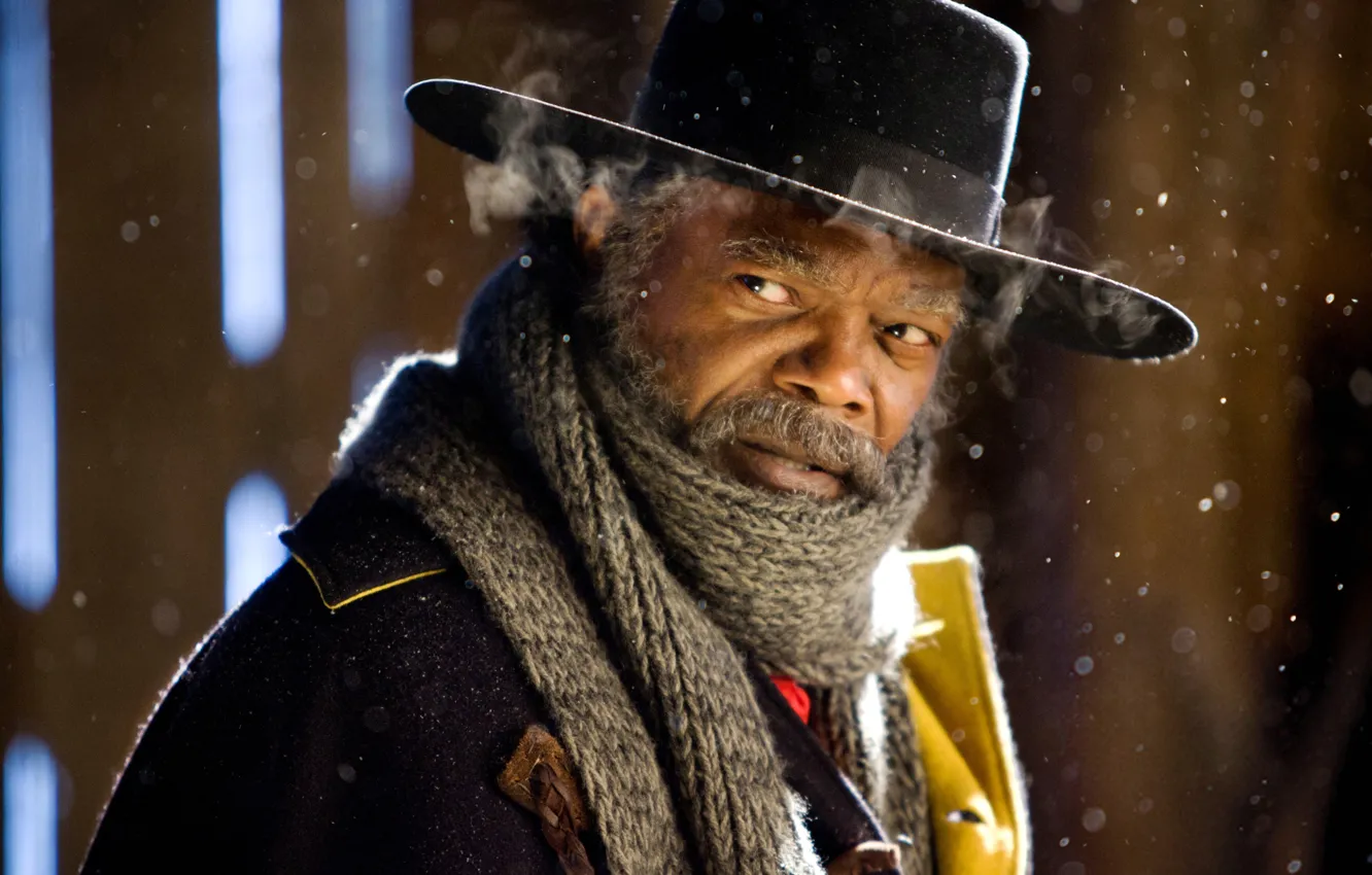 Photo wallpaper actor, characters, Samuel L. Jackson, Disgusting Eight, major Marcus Warren