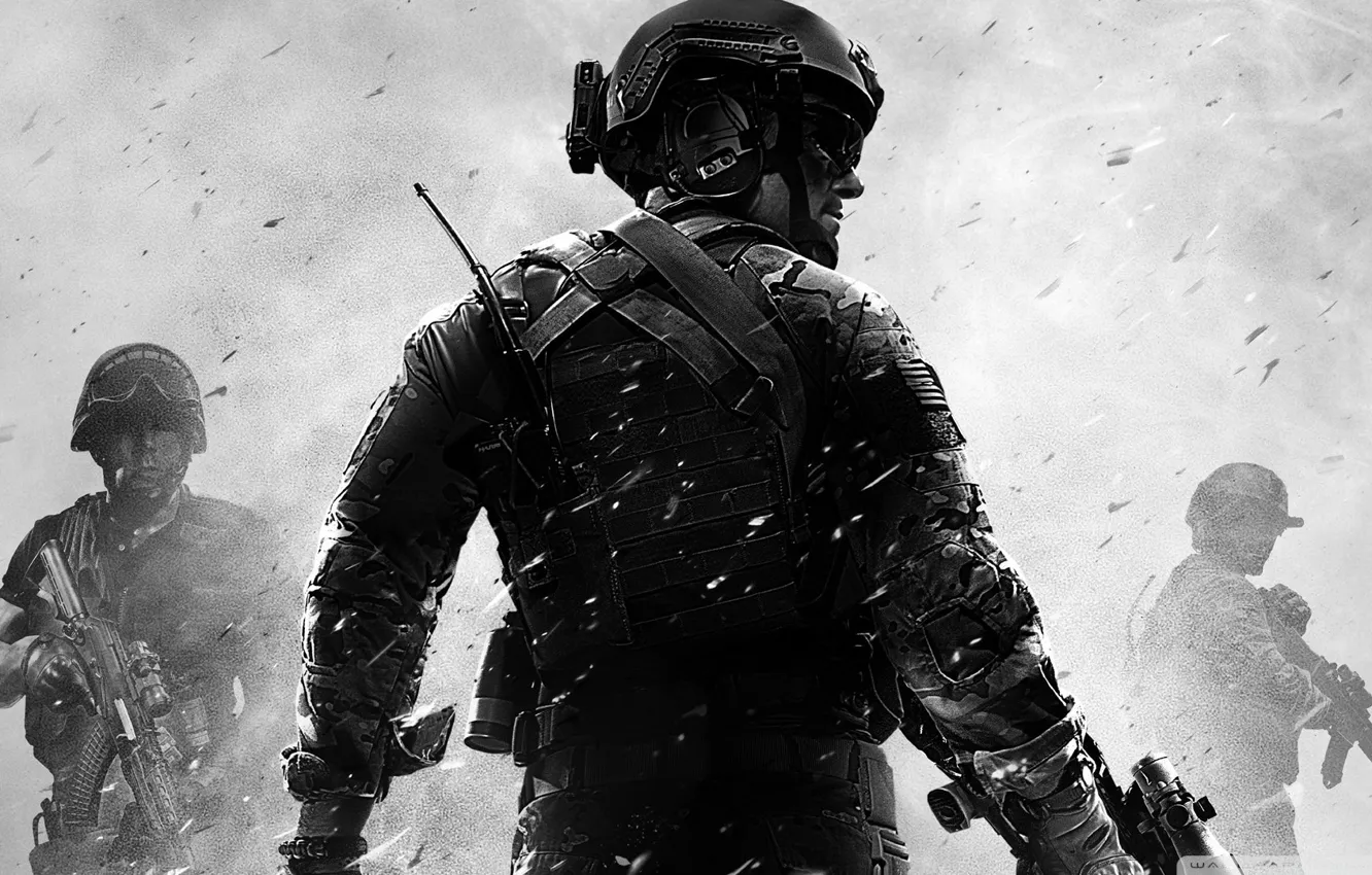 Photo wallpaper Call of Duty, swat, war