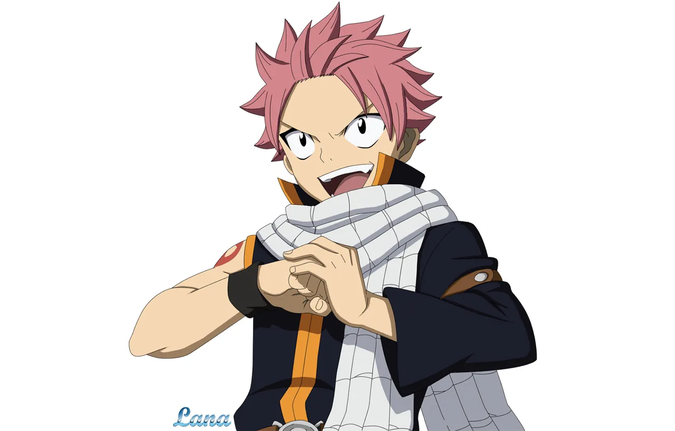 Photo wallpaper anime, art, fairy tail, Natsu Dragneel, Fairy tail