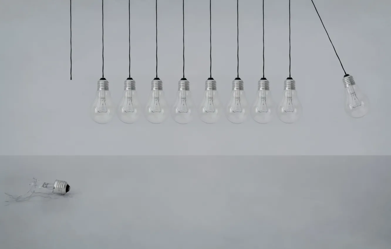 Photo wallpaper macro, background, lamp