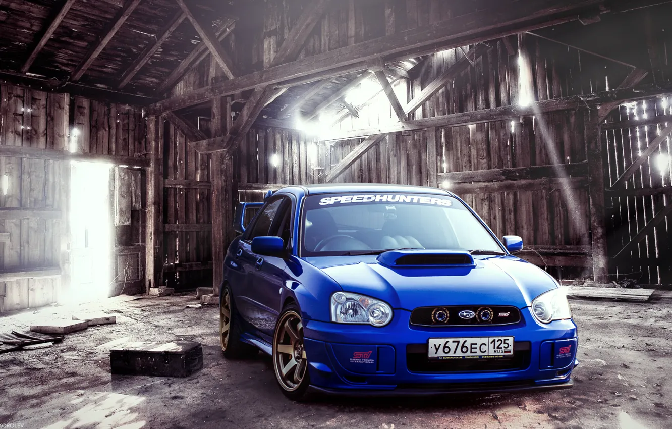 Photo wallpaper Subaru, WRX, STI