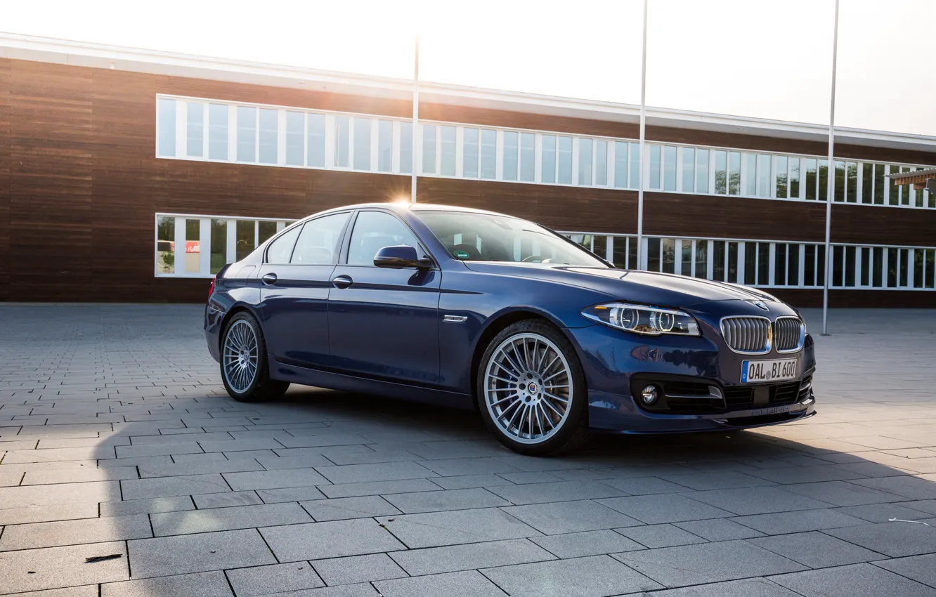 Photo wallpaper BMW, BMW, sedan, F10, Alpina, Limousine, Bi-Turbo, 2015