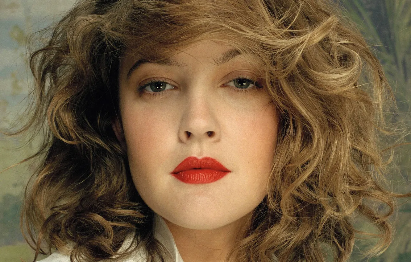 Wallpaper Look Face Model Actress Drew Barrymore For Mobile And Desktop Section девушки 5410