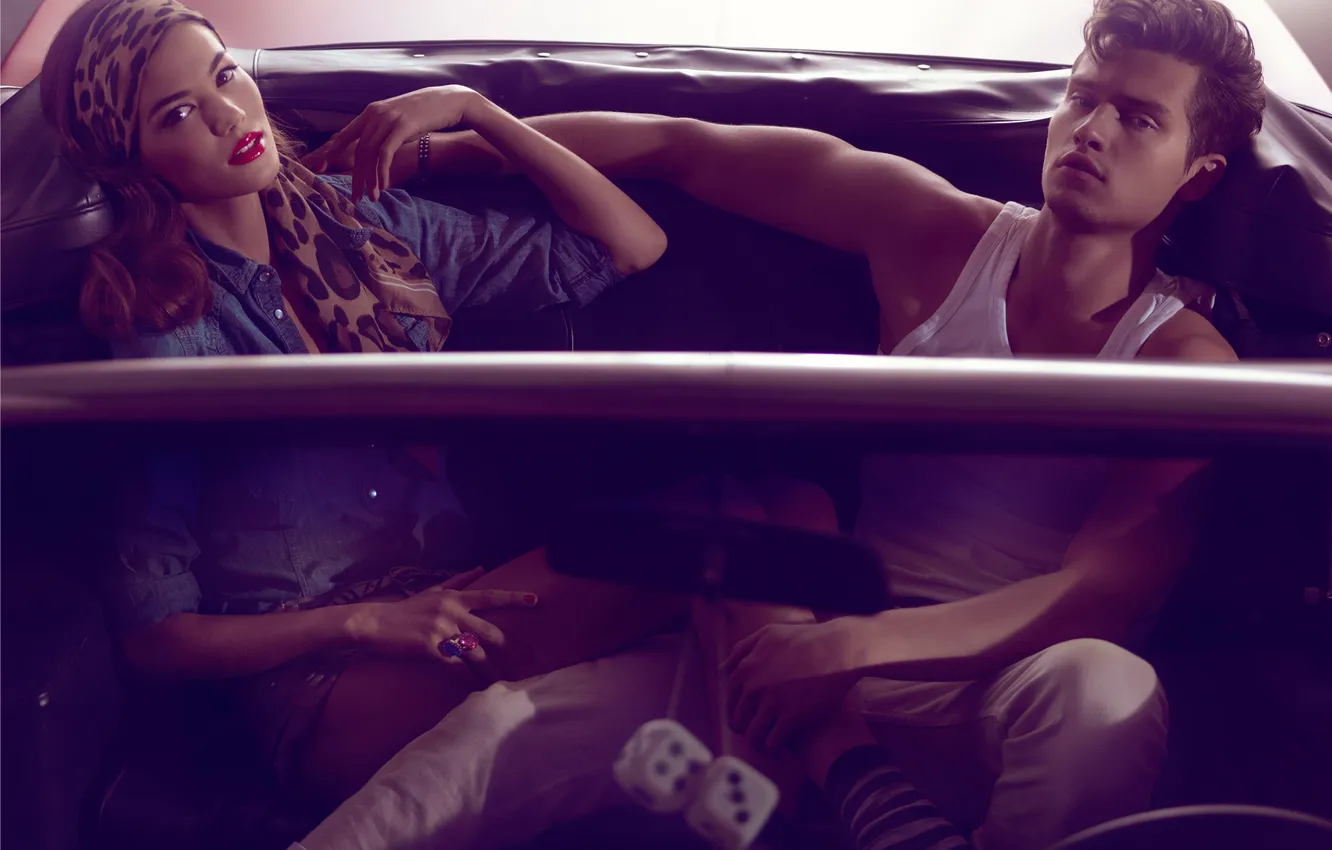 Photo wallpaper retro, model, male, guy, Sheila Marquez