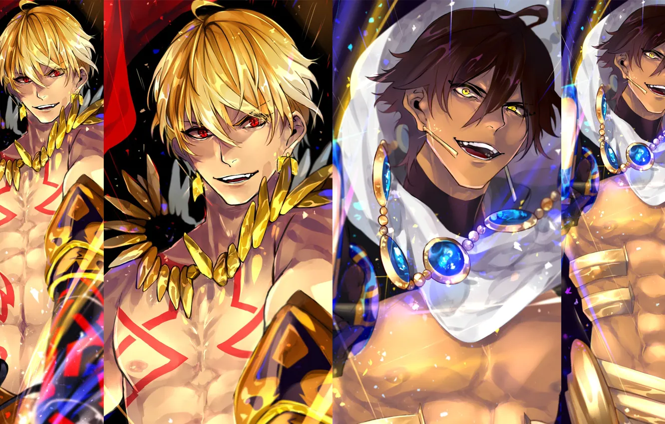Photo wallpaper collage, anime, guy, Fate Grand Order, The destiny of a great campaign