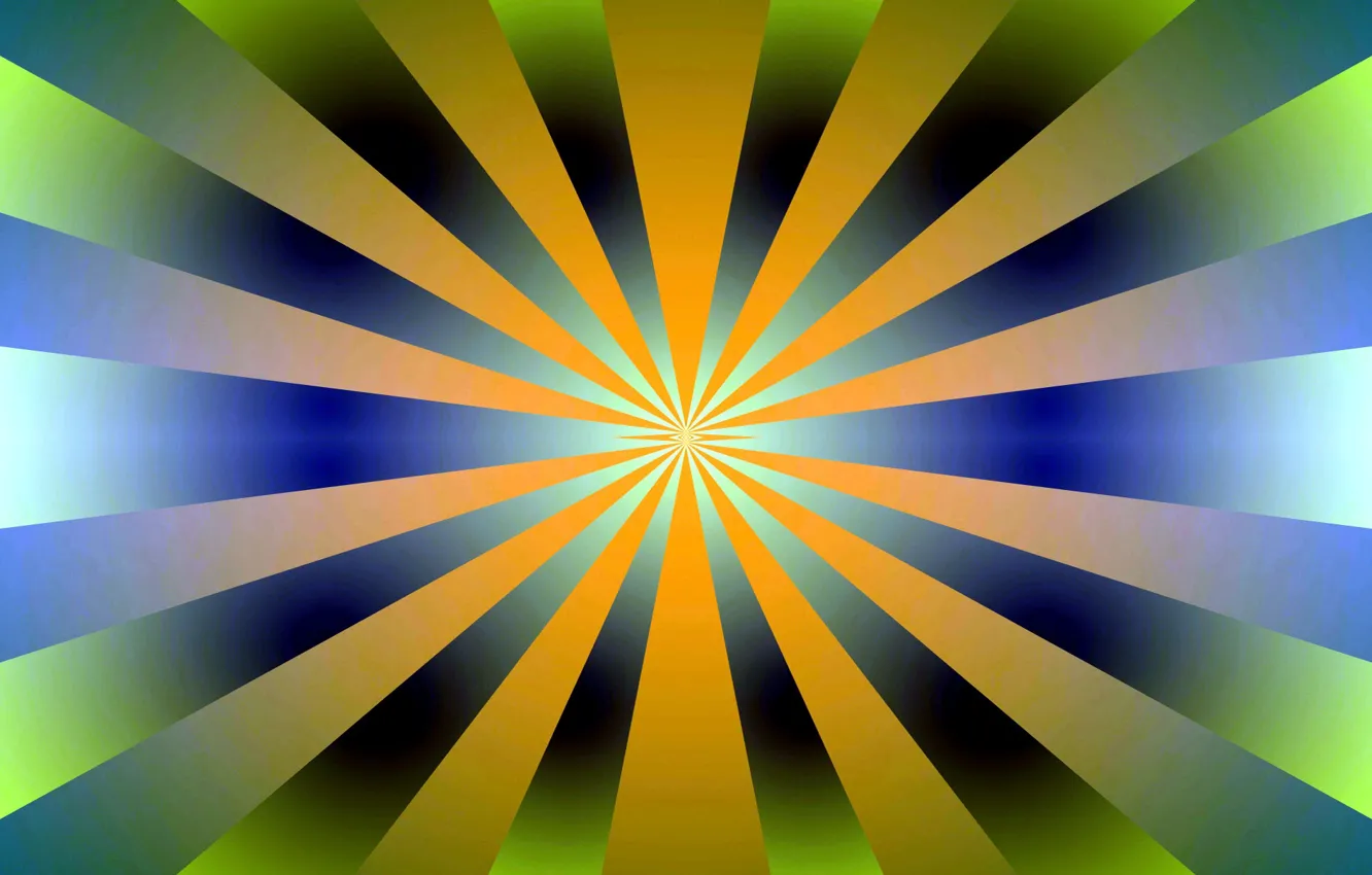 Photo wallpaper rays, background, color, geometry
