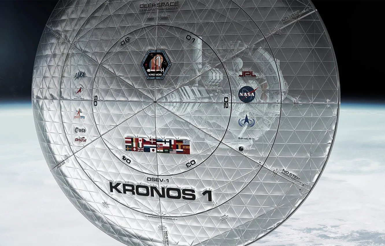 Photo wallpaper space, information, planet, camera, Kronos 1 - WIP 3