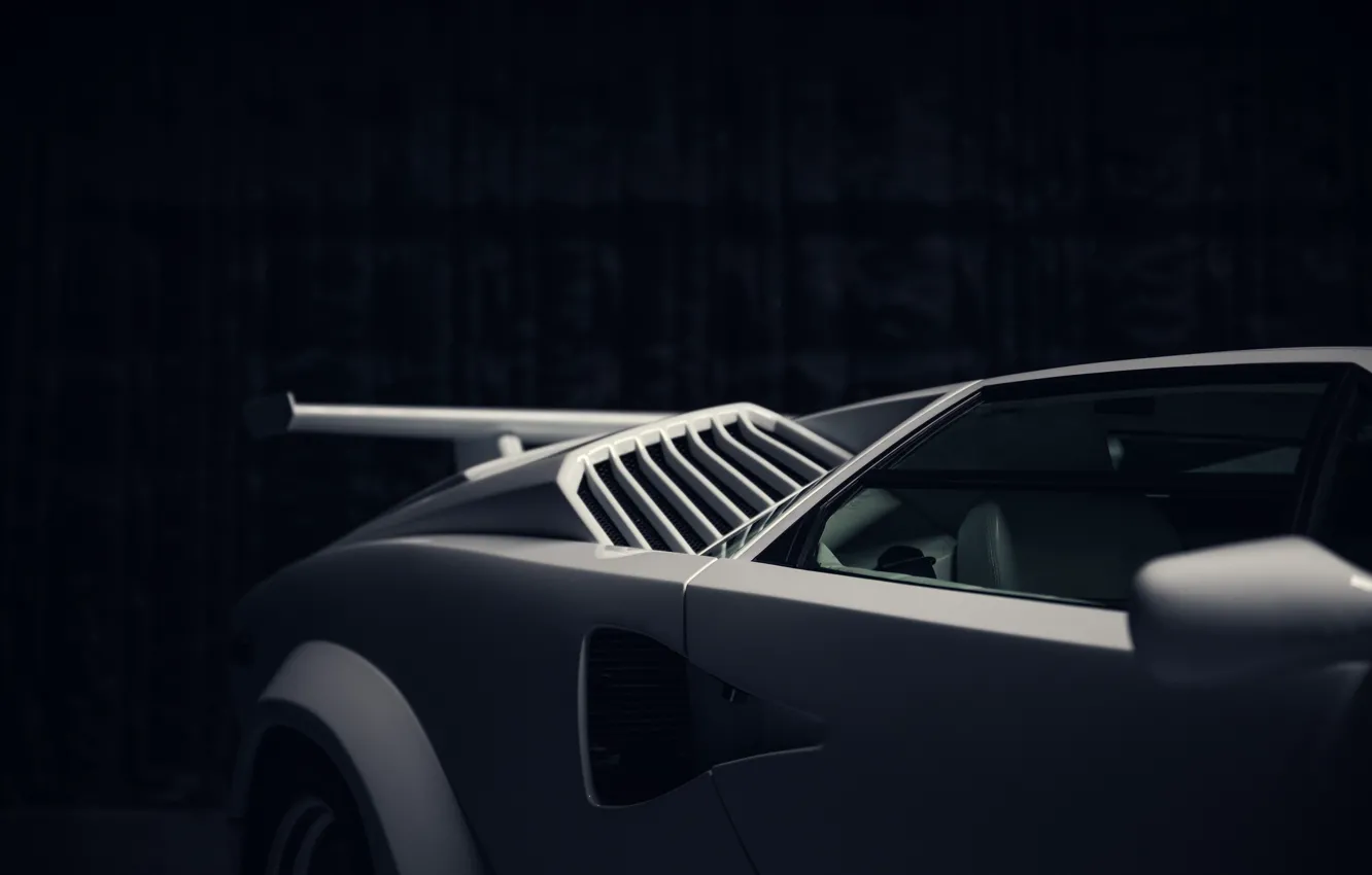 Photo wallpaper Lamborghini, design, Countach, 1989, Lamborghini Countach 25th Anniversary