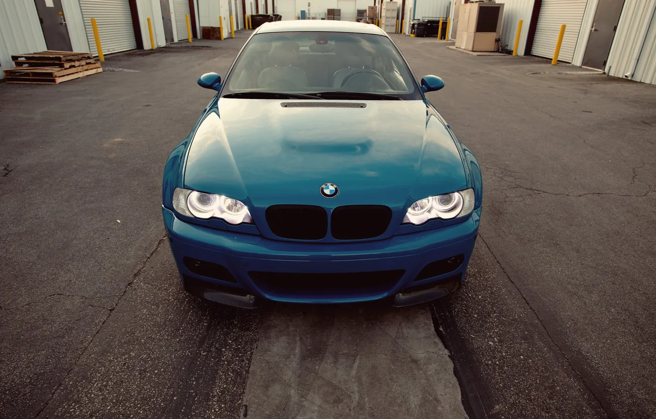Photo wallpaper E46, Laguna Seca, M3, Daytime running lamps