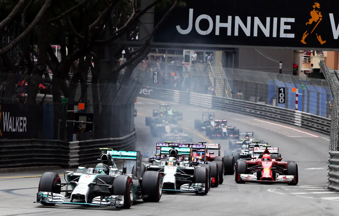 Photo wallpaper Mercedes-Benz, Monaco, Formula 1, AMG, F1W05