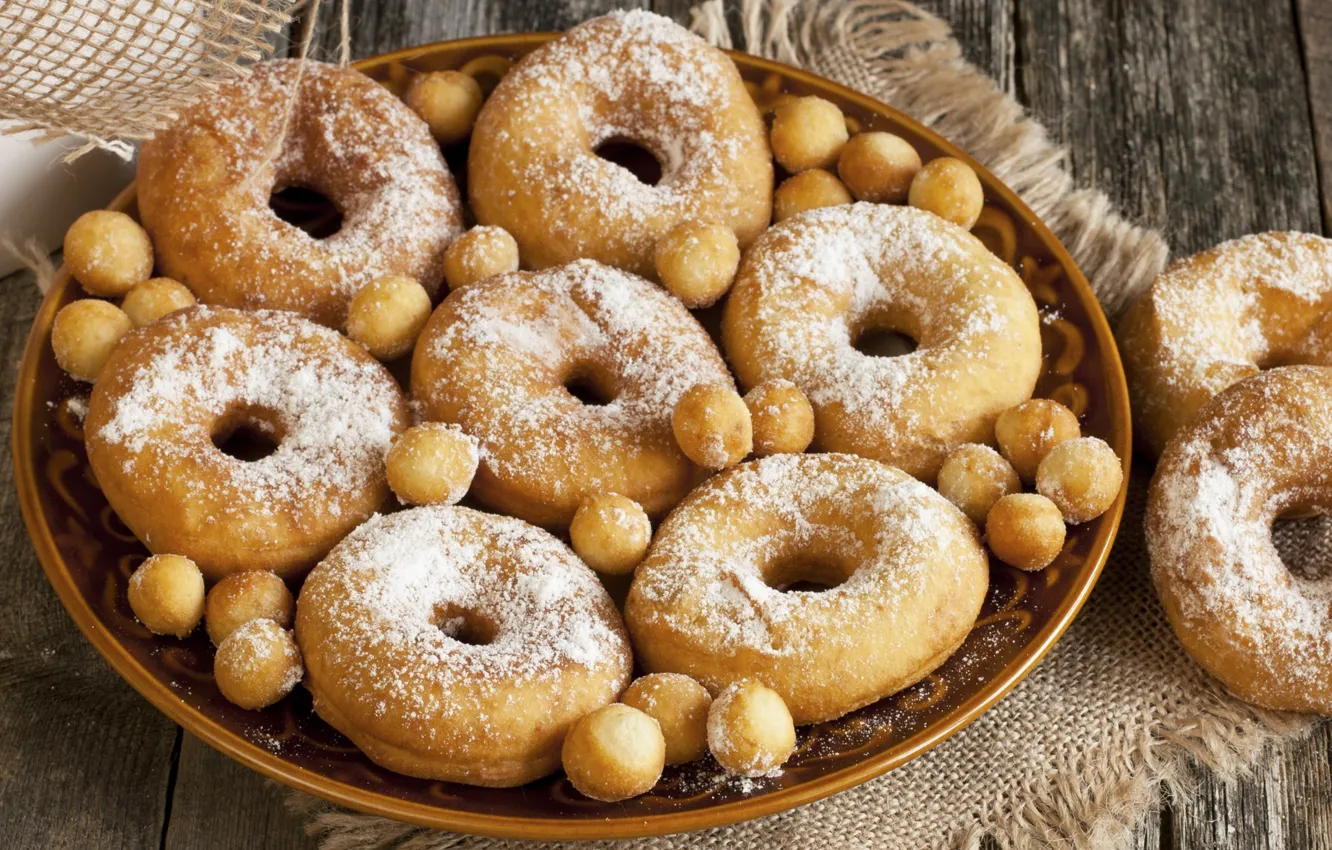 Photo wallpaper donuts, dessert, Donat