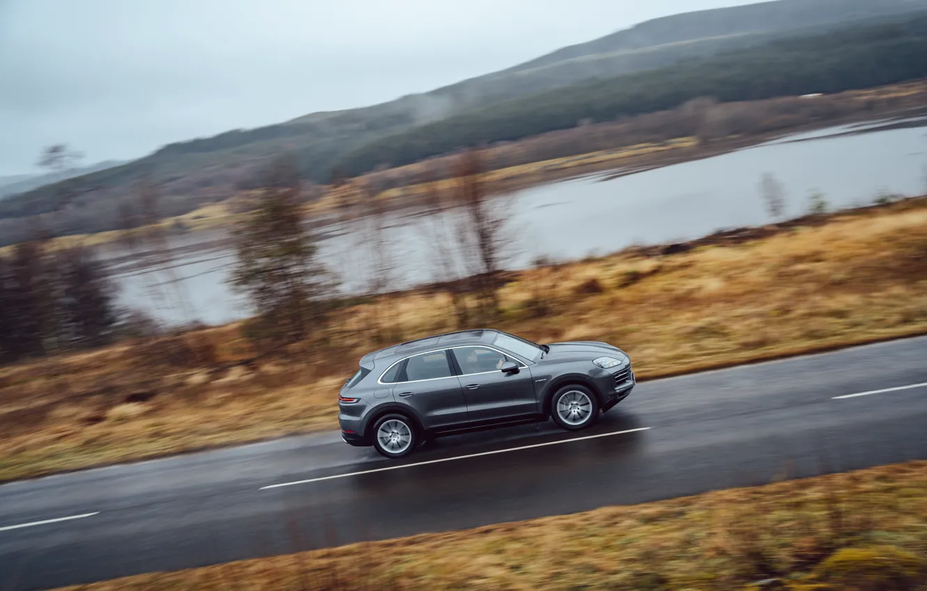 Photo wallpaper Porsche, Cayenne, Porsche Cayenne E-Hybrid