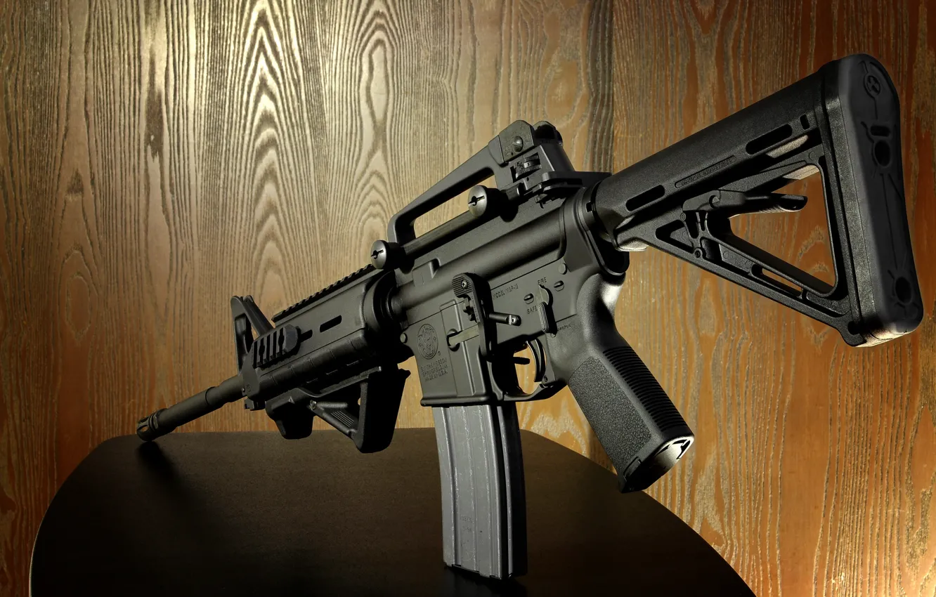 Photo wallpaper weapons, machine, S&amp;W M-4