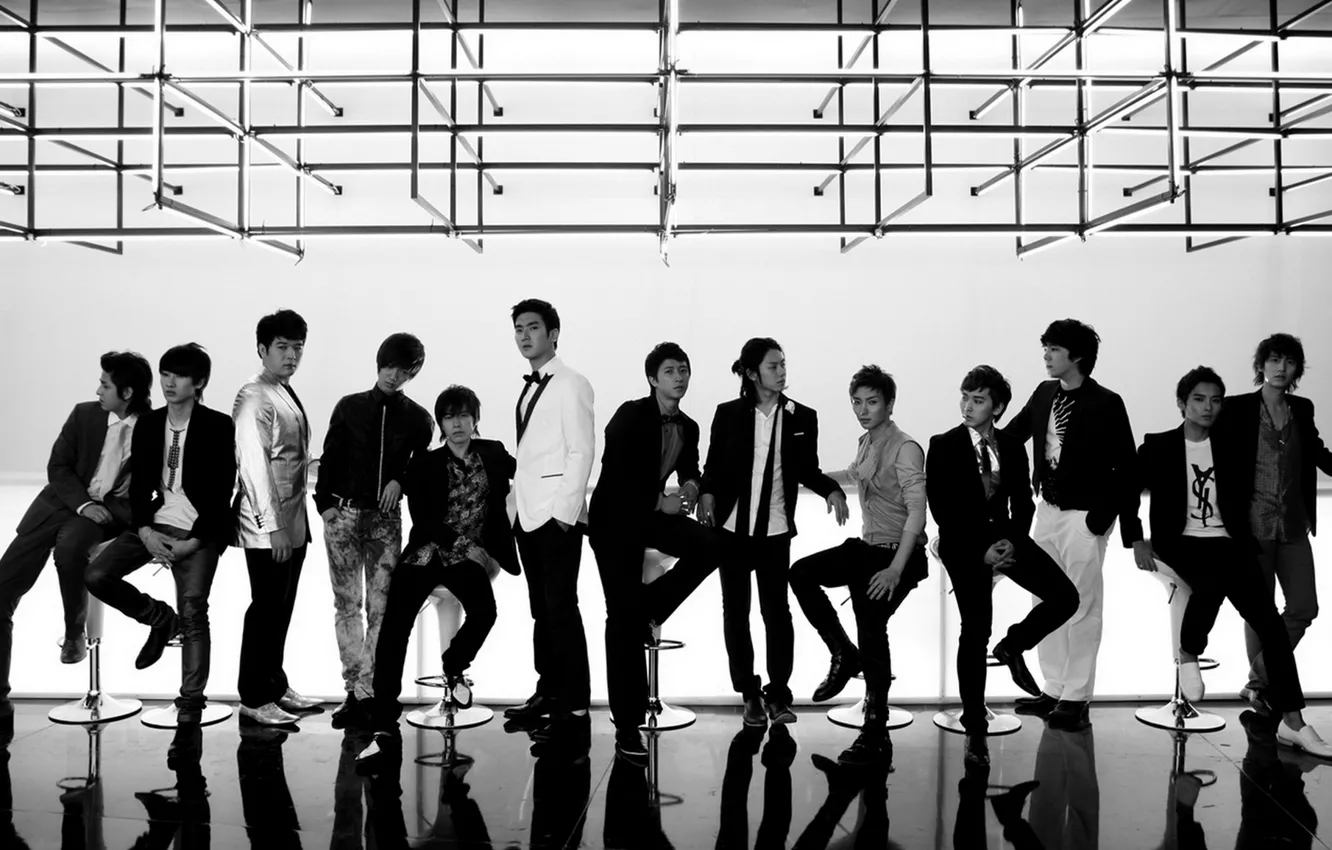 Photo wallpaper K-Pop, Yesung, Hyukjae, Kangin, Ryeowook, Sungmin, Shindong, SJ. Super Junior