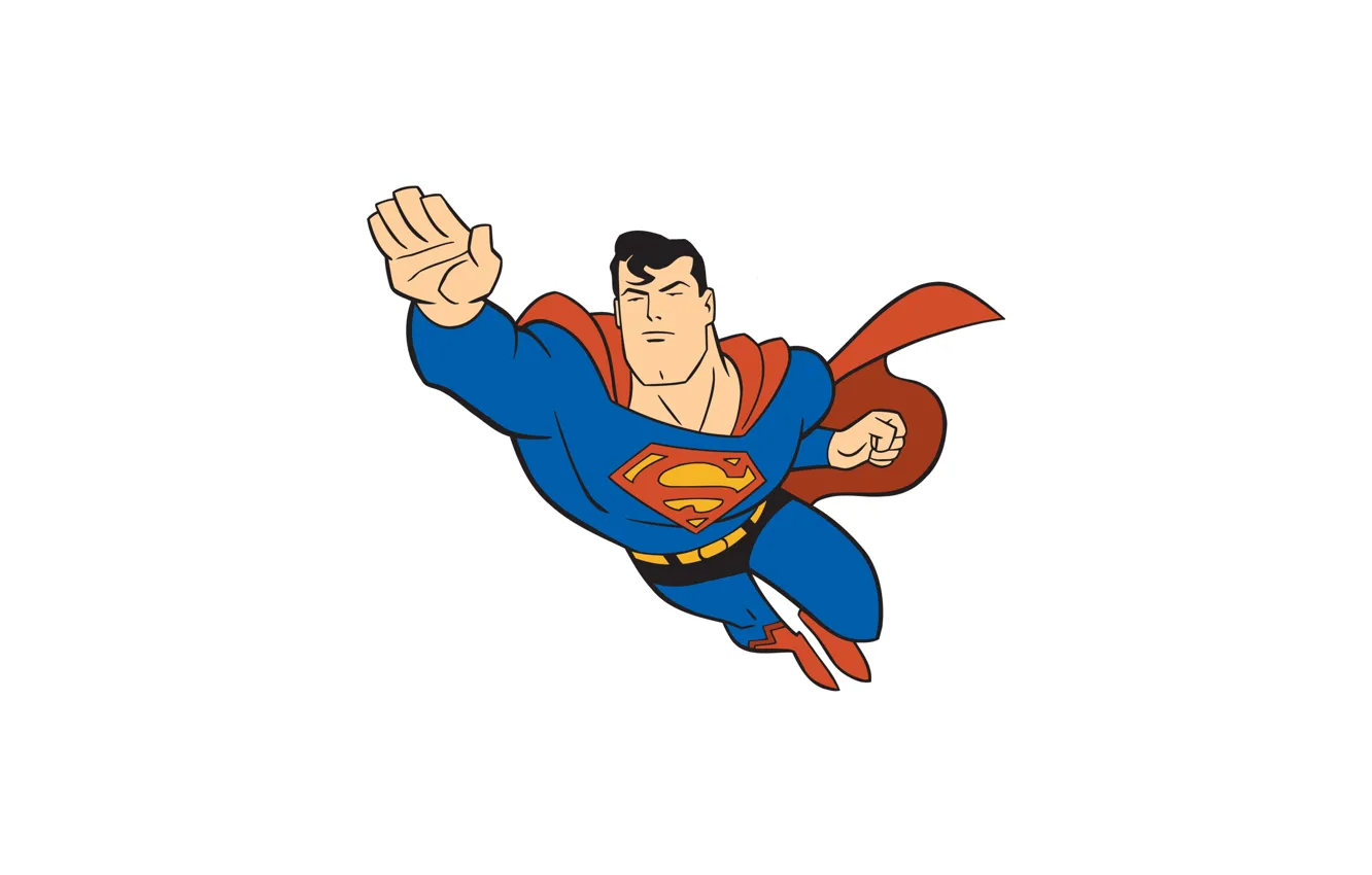 Photo wallpaper Superman, hero, comic book