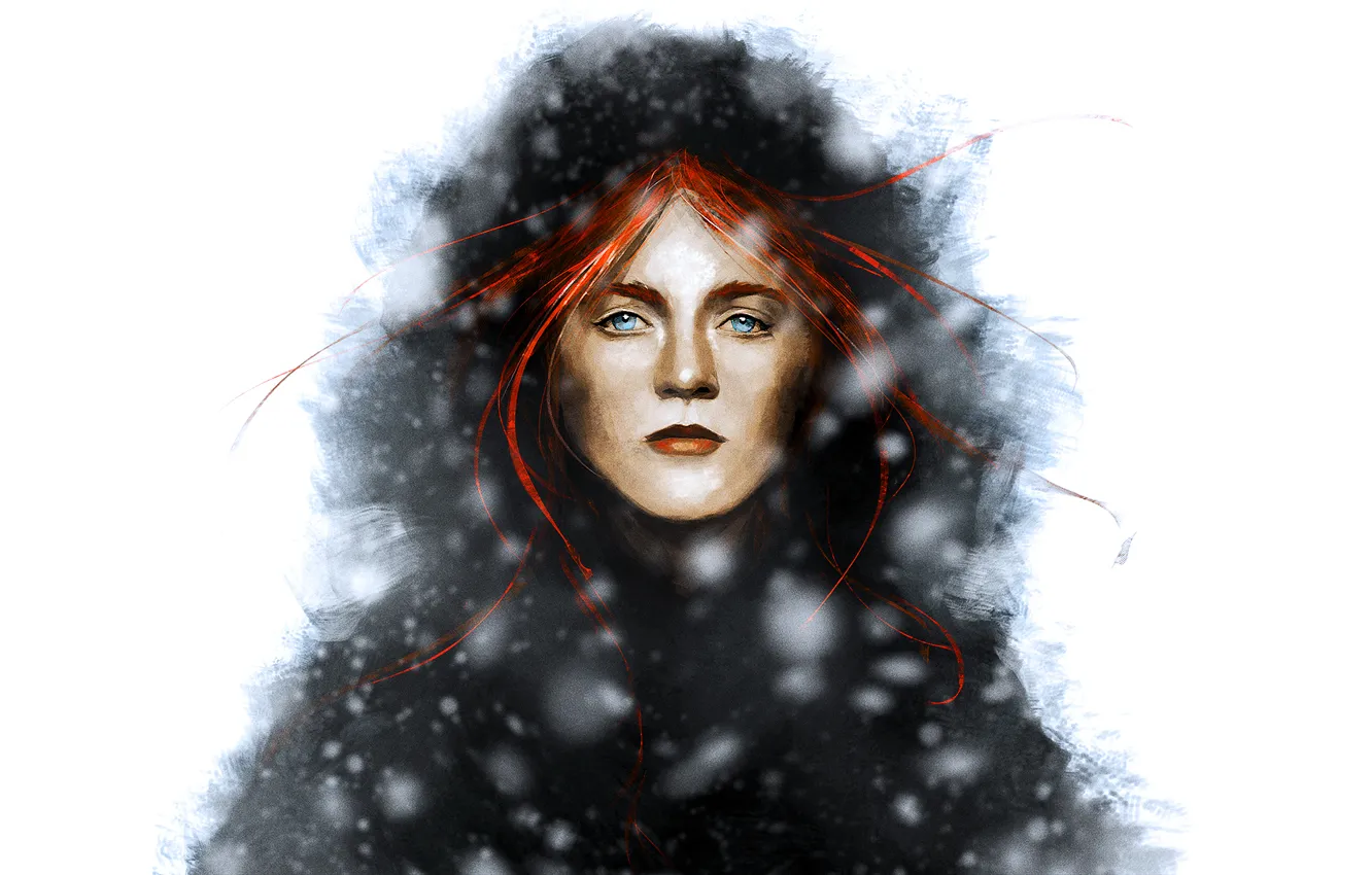 Photo wallpaper woman, Game of Thrones, Ygritte, Kissed by Fire