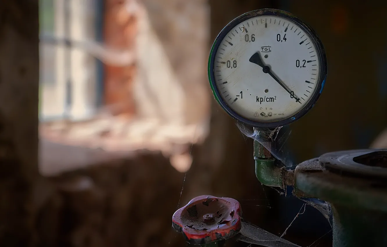 Photo wallpaper devices, zero, pressure gauges