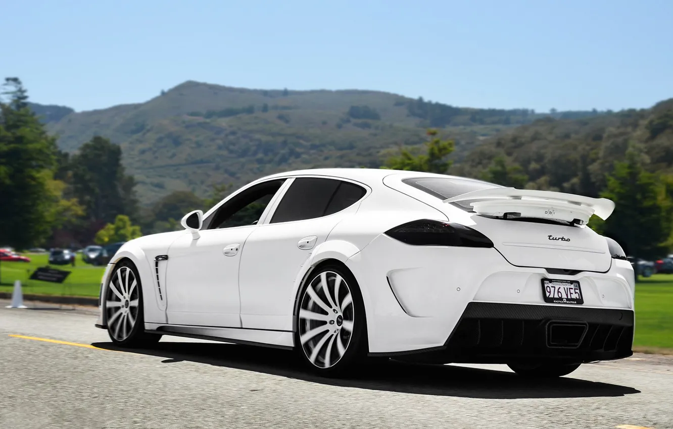 Photo wallpaper Porsche, Panamera, Turbo, Mansory