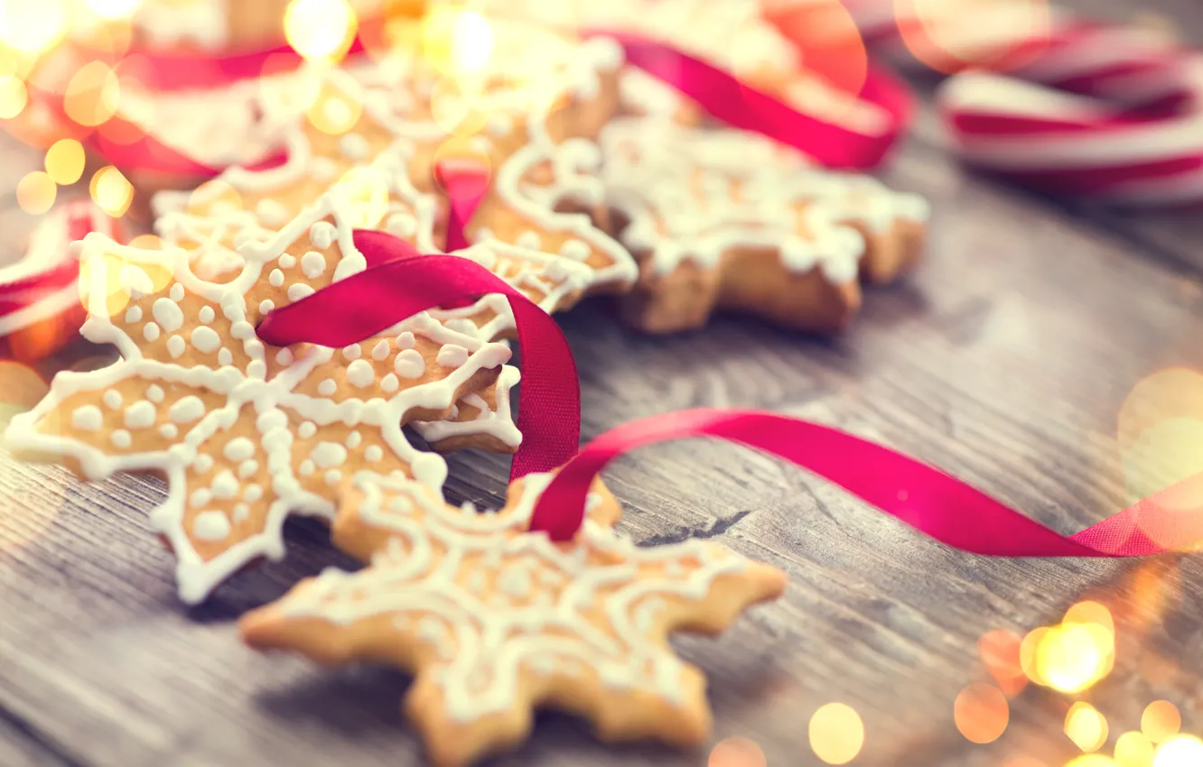 Photo wallpaper holiday, cookies, tape, treat