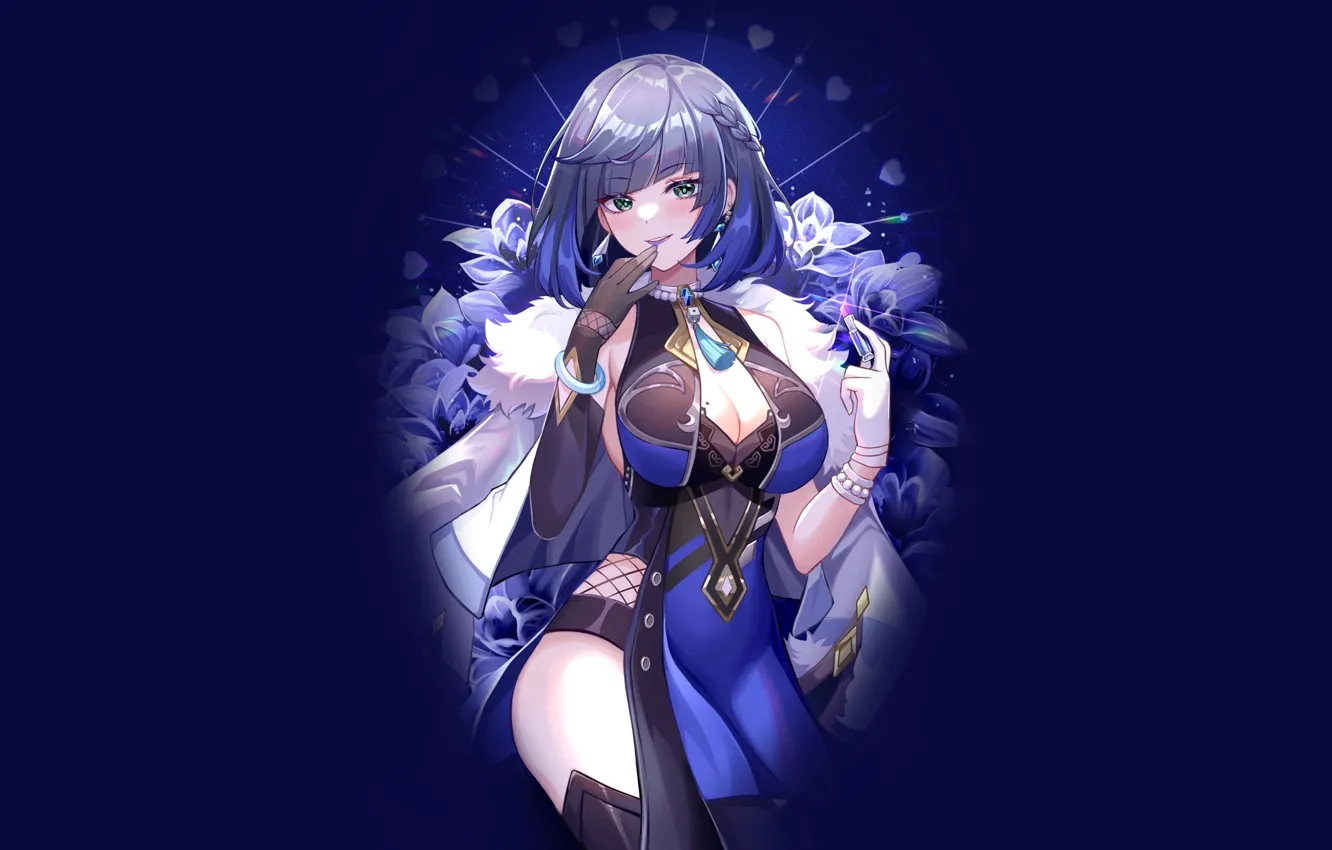 Photo wallpaper girl, hot, sexy, anime, pretty, cartoon, babe, tight