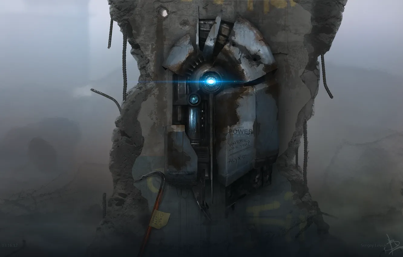 Photo wallpaper love, devastation, power, half life, Sergey Lesiuk, Alex, gordon, alyx