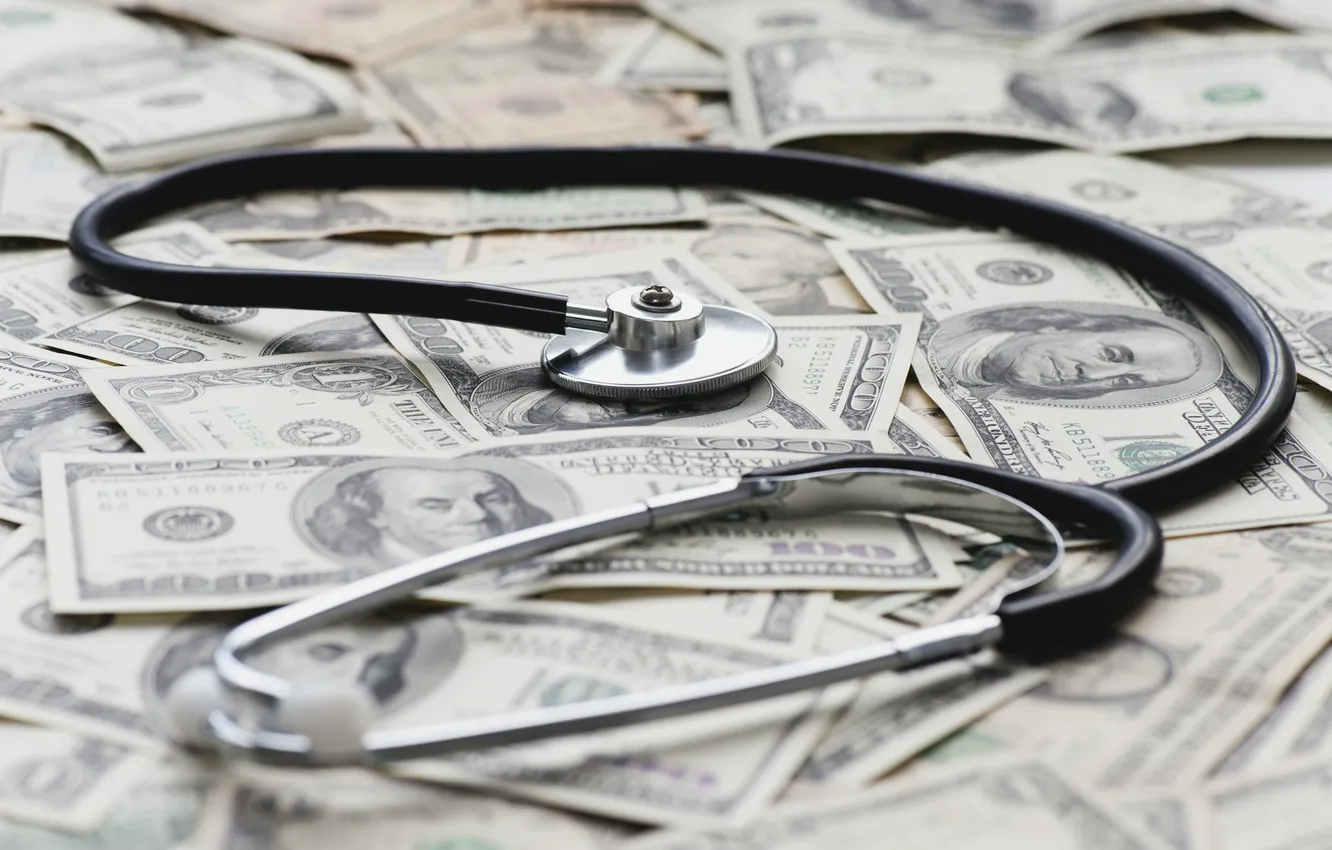 Photo wallpaper money, medicine, trade, budget