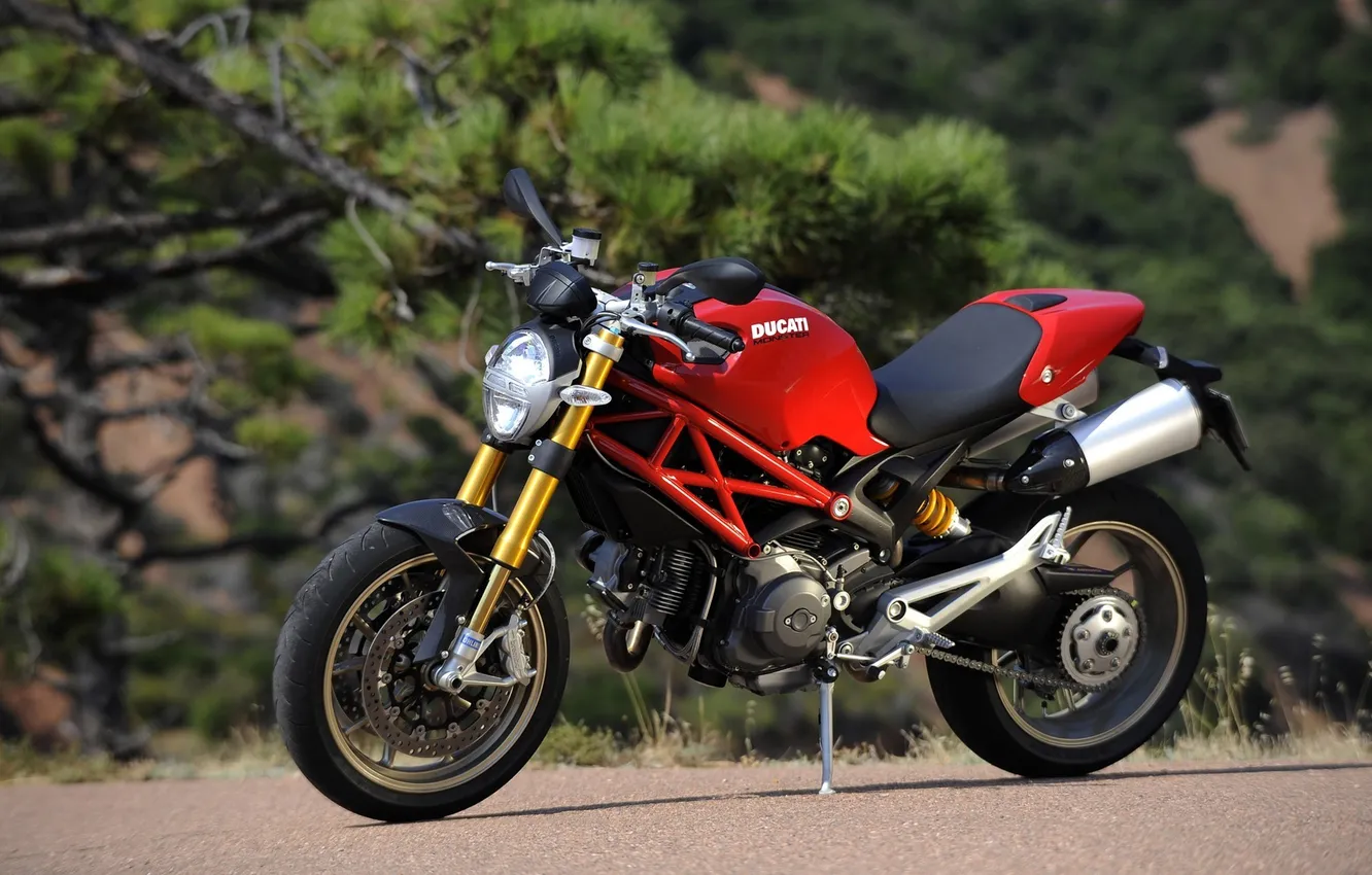 Photo wallpaper ducati, motorcycle, monter