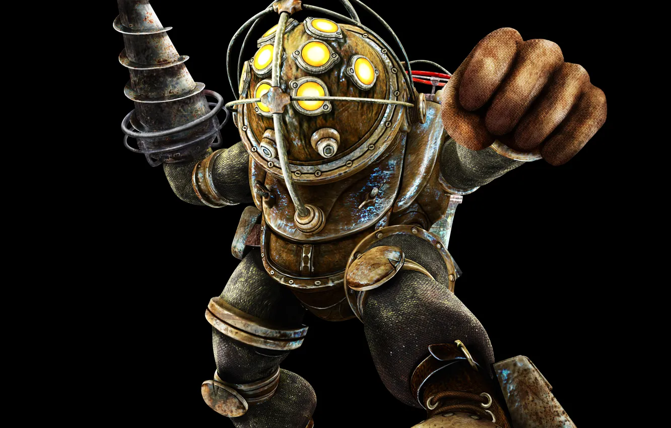 Photo wallpaper bioshock, big, Daddy