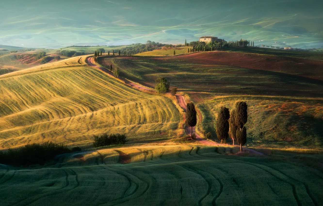 Photo wallpaper beauty, Italy, Tuscany, region