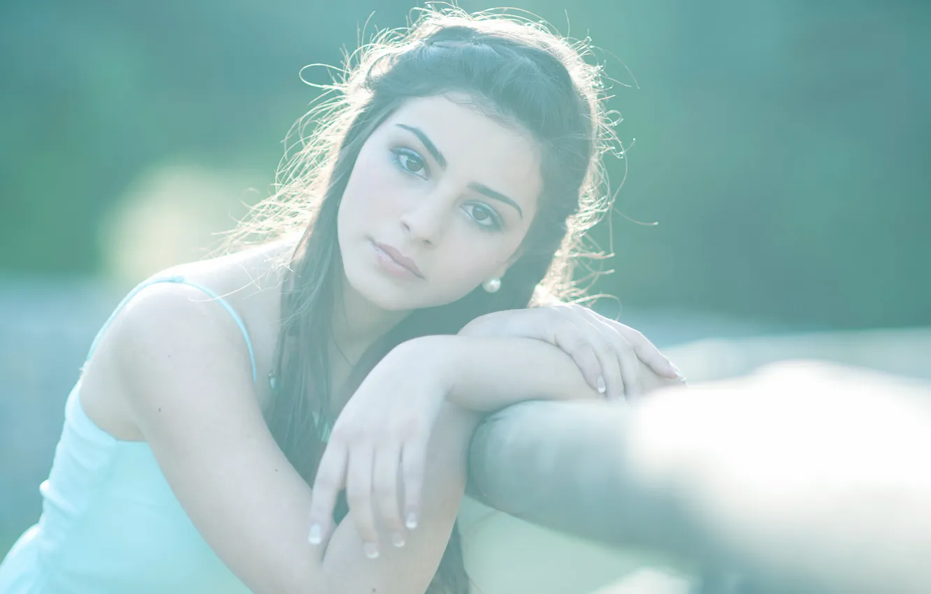 Photo wallpaper look, model, lighting, Natalia Fernandez