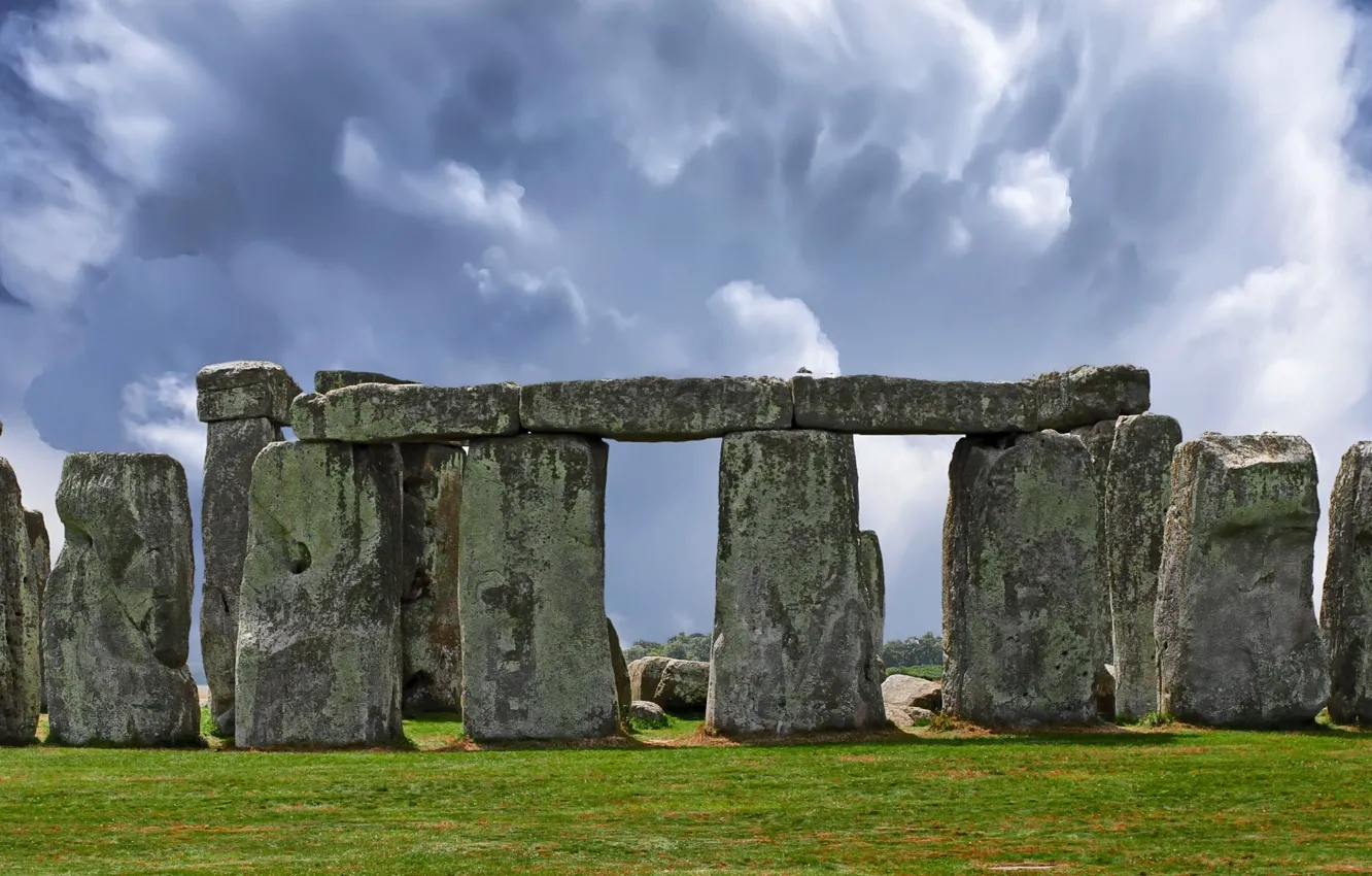 Photo wallpaper stones, England, Stonehenge, Megalit, Wiltshire