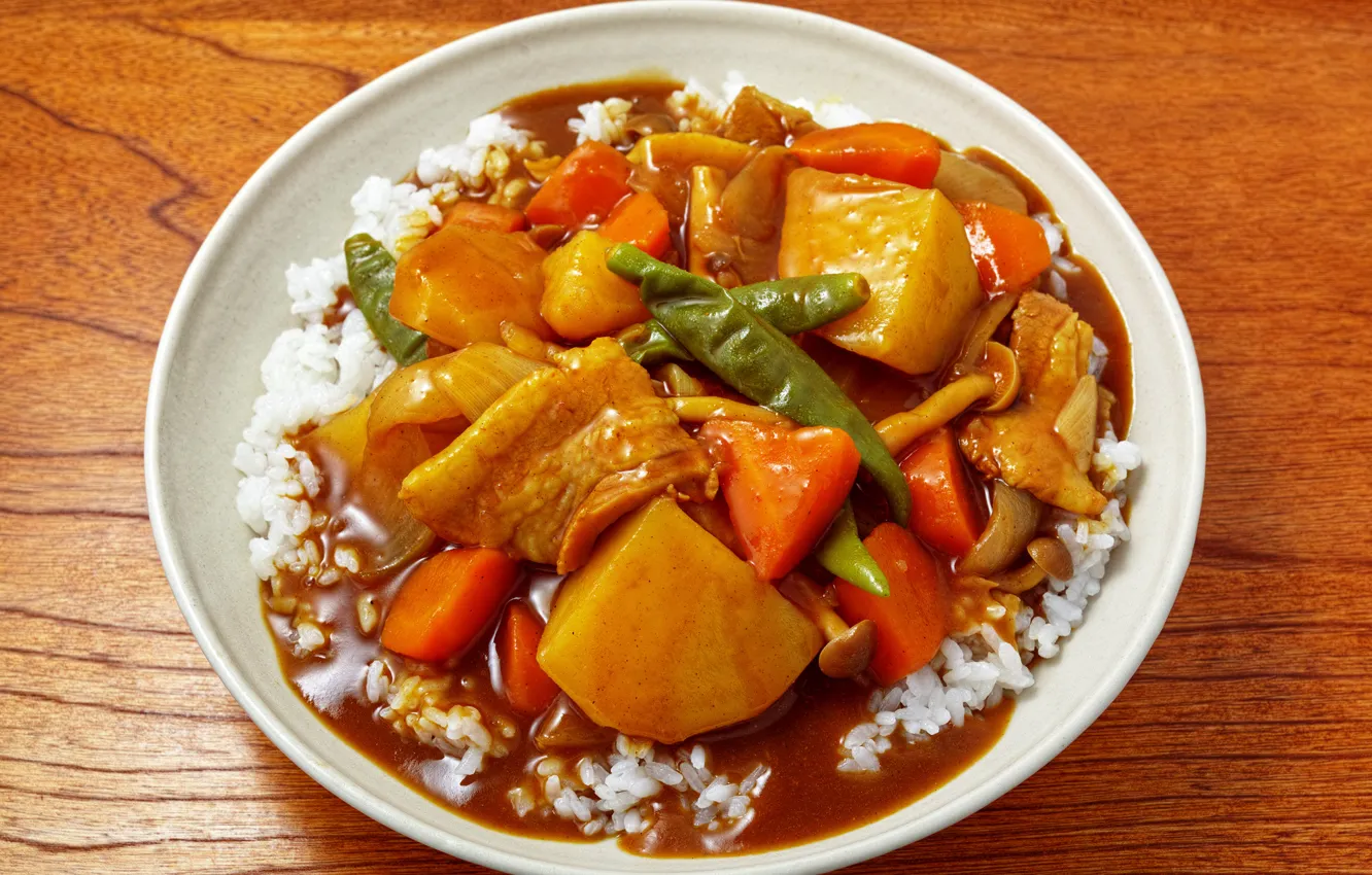 Photo wallpaper food, plate, dish