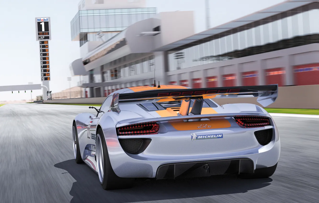 Wallpaper machine, Concept, Porsche, the concept, spoiler, 918, RSR ...