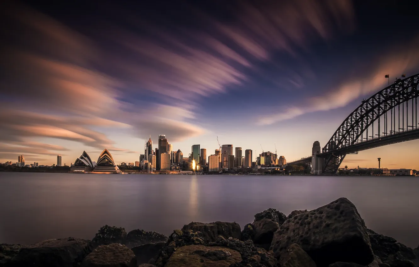 Photo wallpaper the sky, the city, Australia, Sydney, architecture, skyline, Sydney