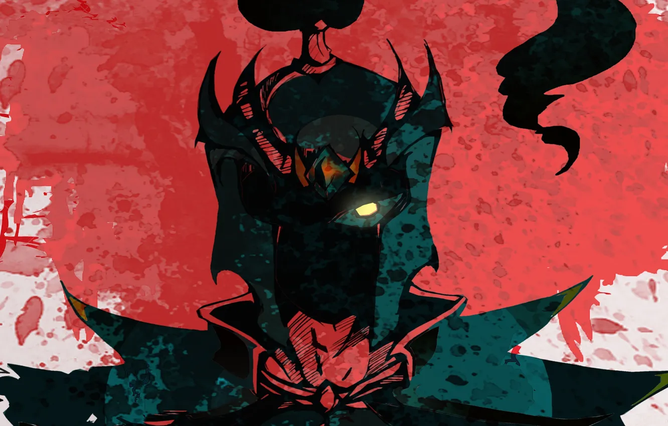 Photo wallpaper girl, blood, art, dota 2, mortred, Phantom Assassin