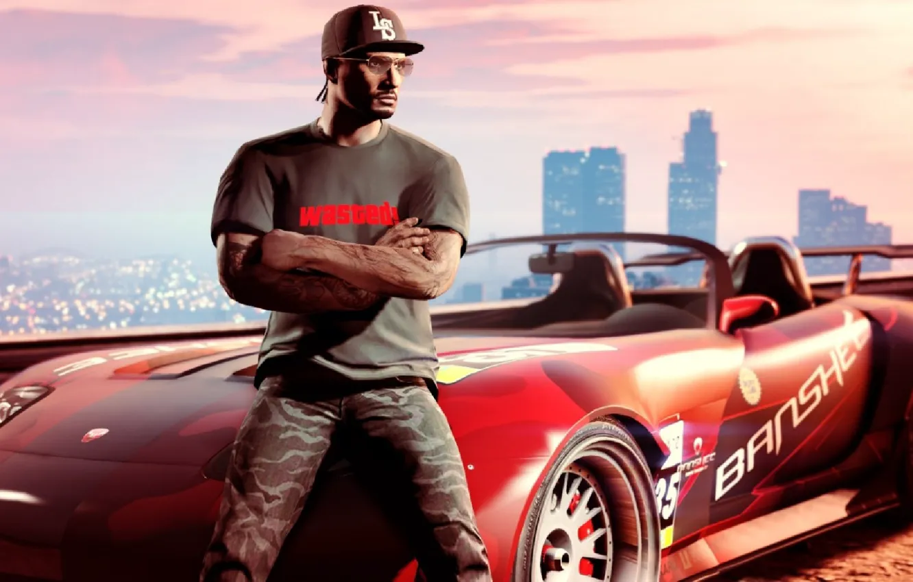 Photo wallpaper gta, gta online, games art