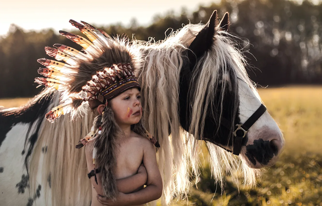 Photo wallpaper summer, the game, boy, pony