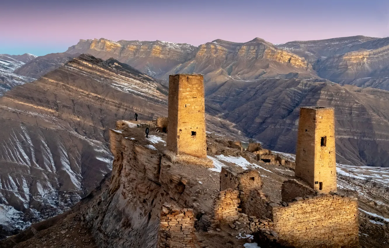 Photo wallpaper Dagestan, Nadezhda Demkina, the village of Goor