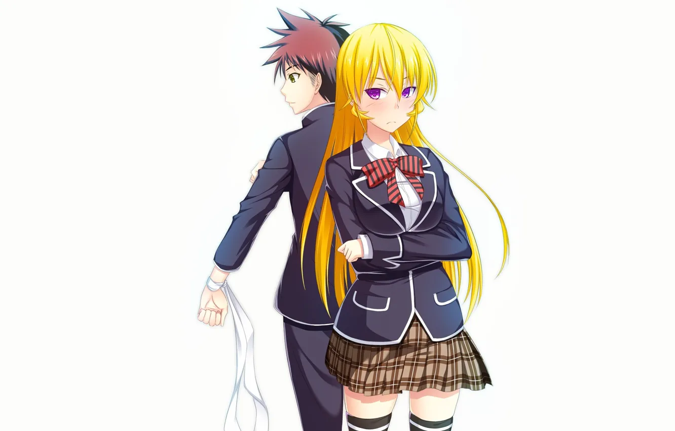 Photo wallpaper Shokugeki no Souma, The Erina Nakir, Yukihira Souma, Food Wars!