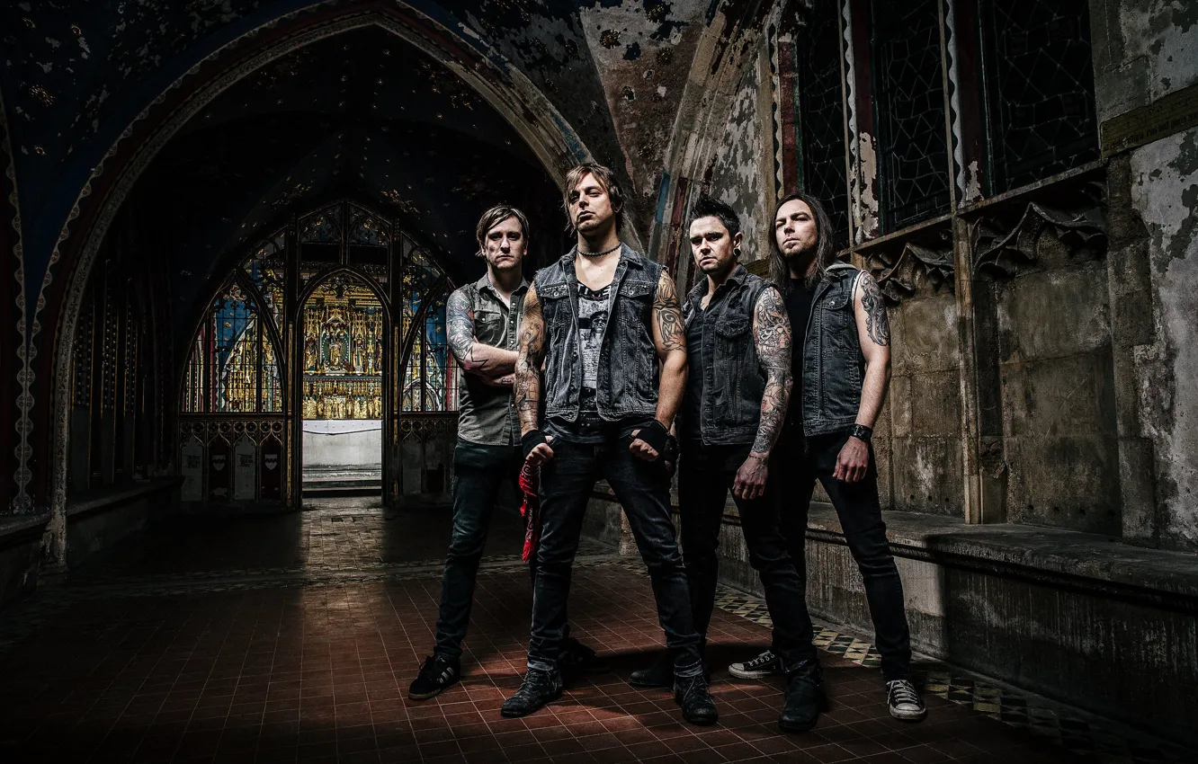 Photo wallpaper music, metalcore, melodic, Jason James, Michael Padget, Michael Thomas, Bullet for my valentine, Matthew So