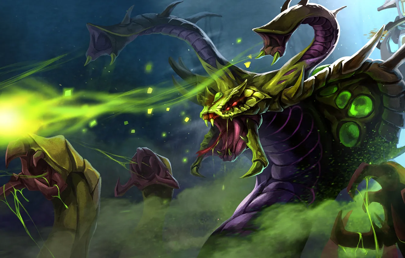 Photo wallpaper dota, dota 2, Lesale Deathbringer, Venomancer